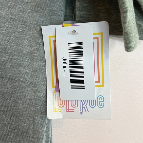 NWT LulaRoe Julia Floral Multicolor Dress Size Large - Picture 6 of 6